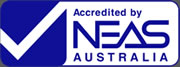Accredited by neas australia